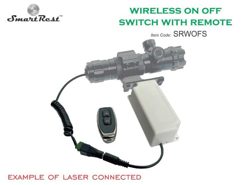 Wireless On Off Switch remote controlled With Green Laser