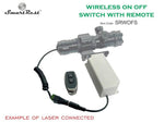 Wireless On Off Switch remote controlled With Green Laser