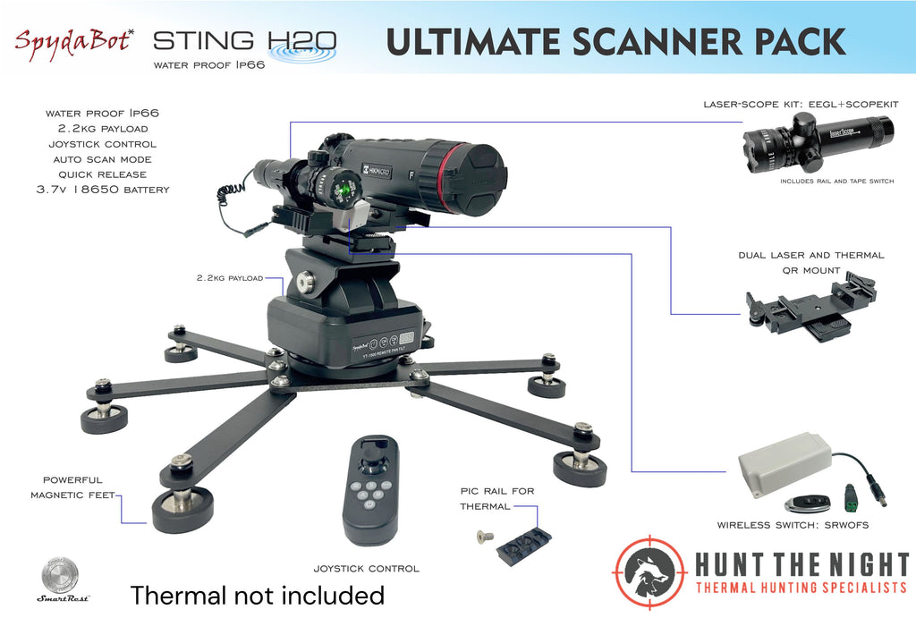 SmartRest SpydaBot - STING H2O Ultimate Scanner Pack!