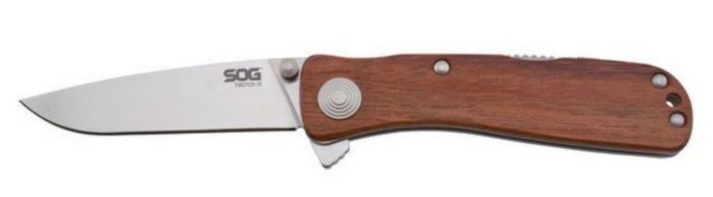 SOG Twitch II - Wood Handle