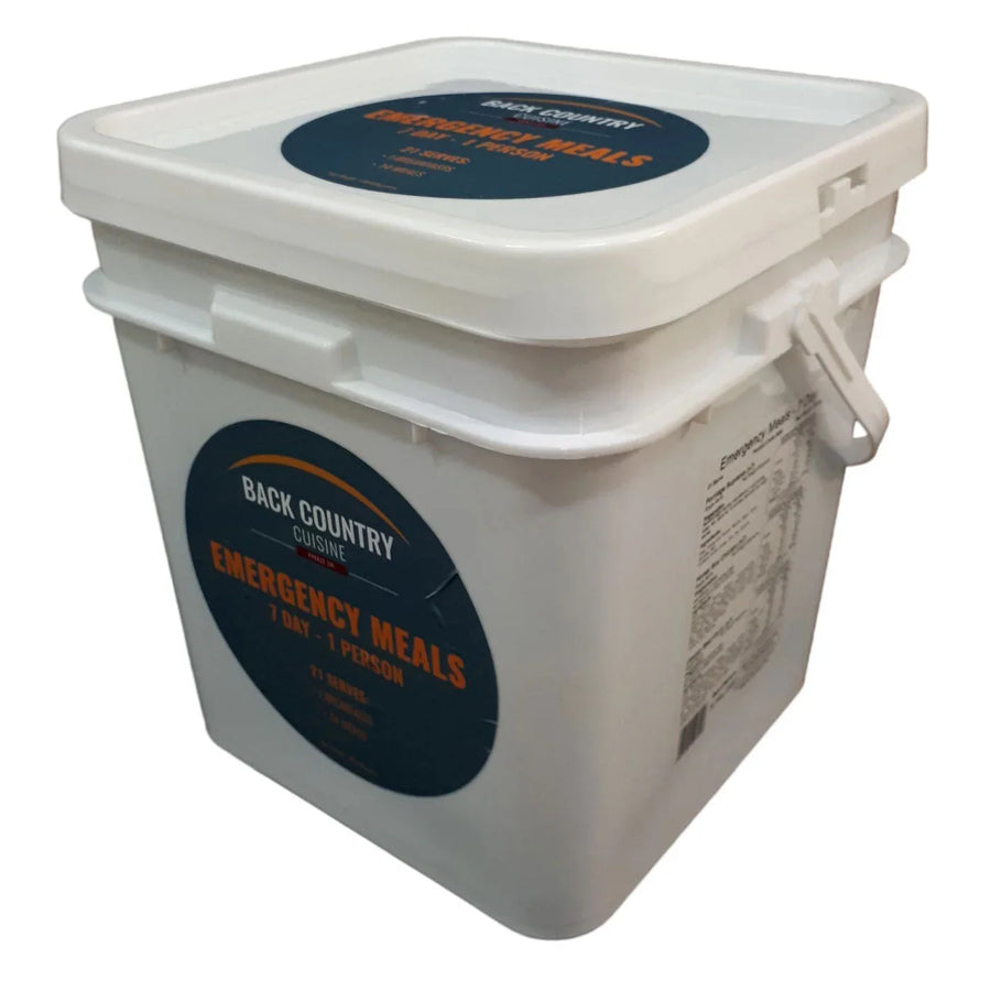 Back Country Foods 7 Day Emergency Bucket