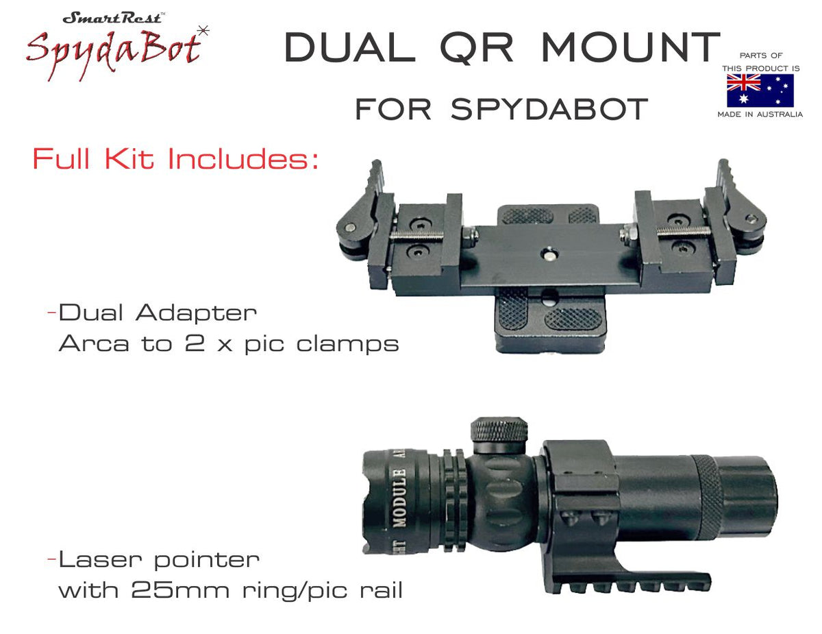 SmartRest Dual QR Mount for Scorpion with Laser