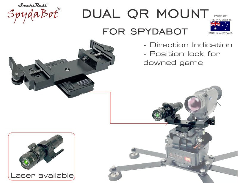 SmartRest Dual QR Mount for Scorpion with Laser