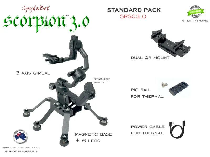 SpydaBot SCORPION 3.0 for Roof Mounting Thermals
