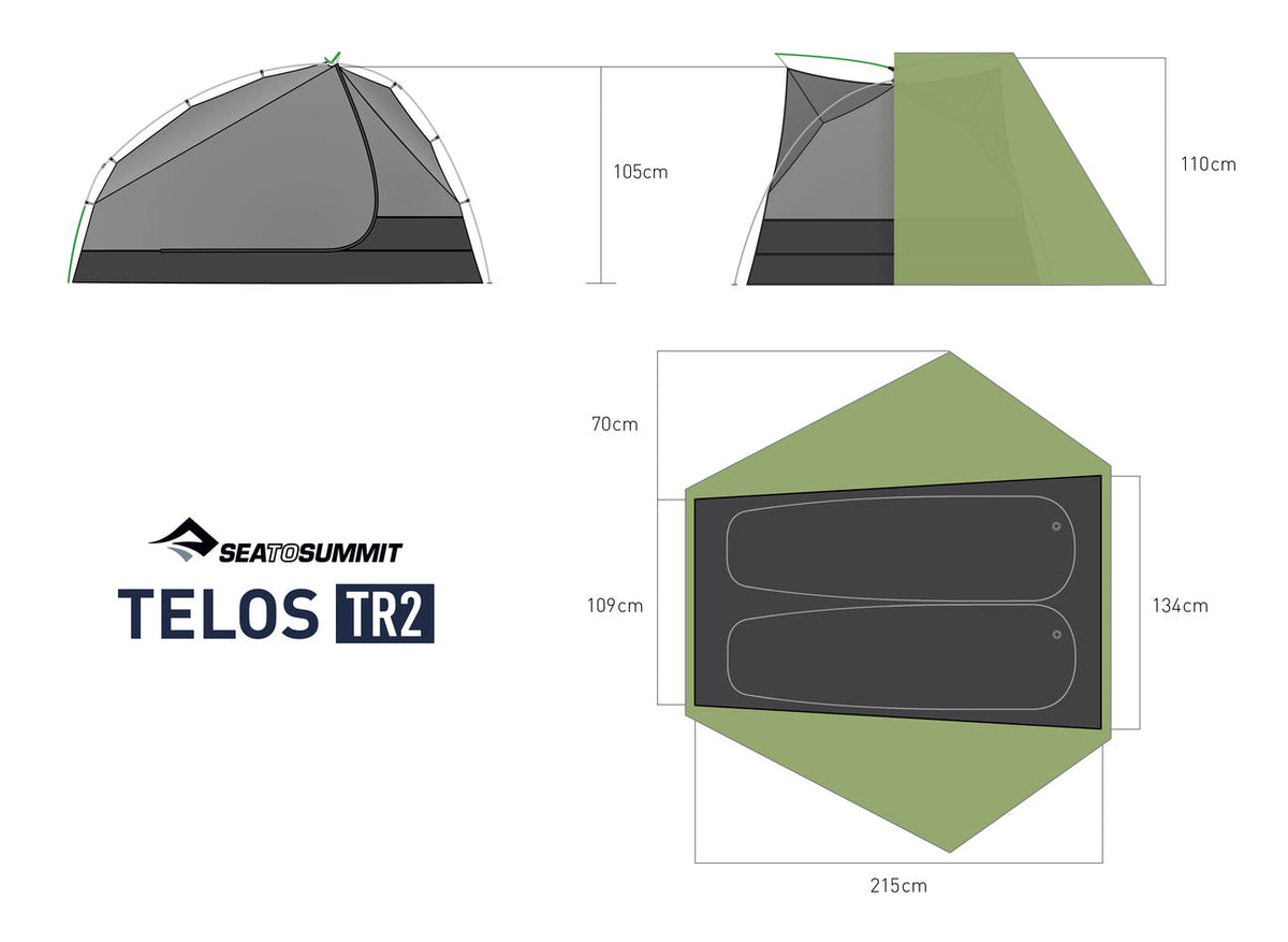 Telos Freestanding Ultralight Tent