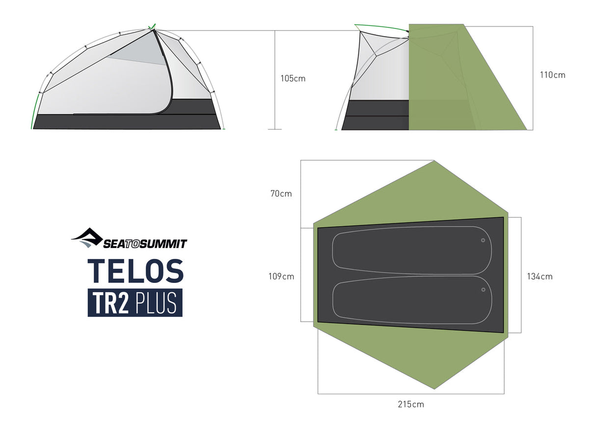 Telos Plus Freestanding Ultralight Tent