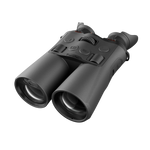 ThermTec Ventus 650L Multi-Spectrum Thermal Binoculars - front view showing 50mm germanium thermal lens and 50mm CMOS lens