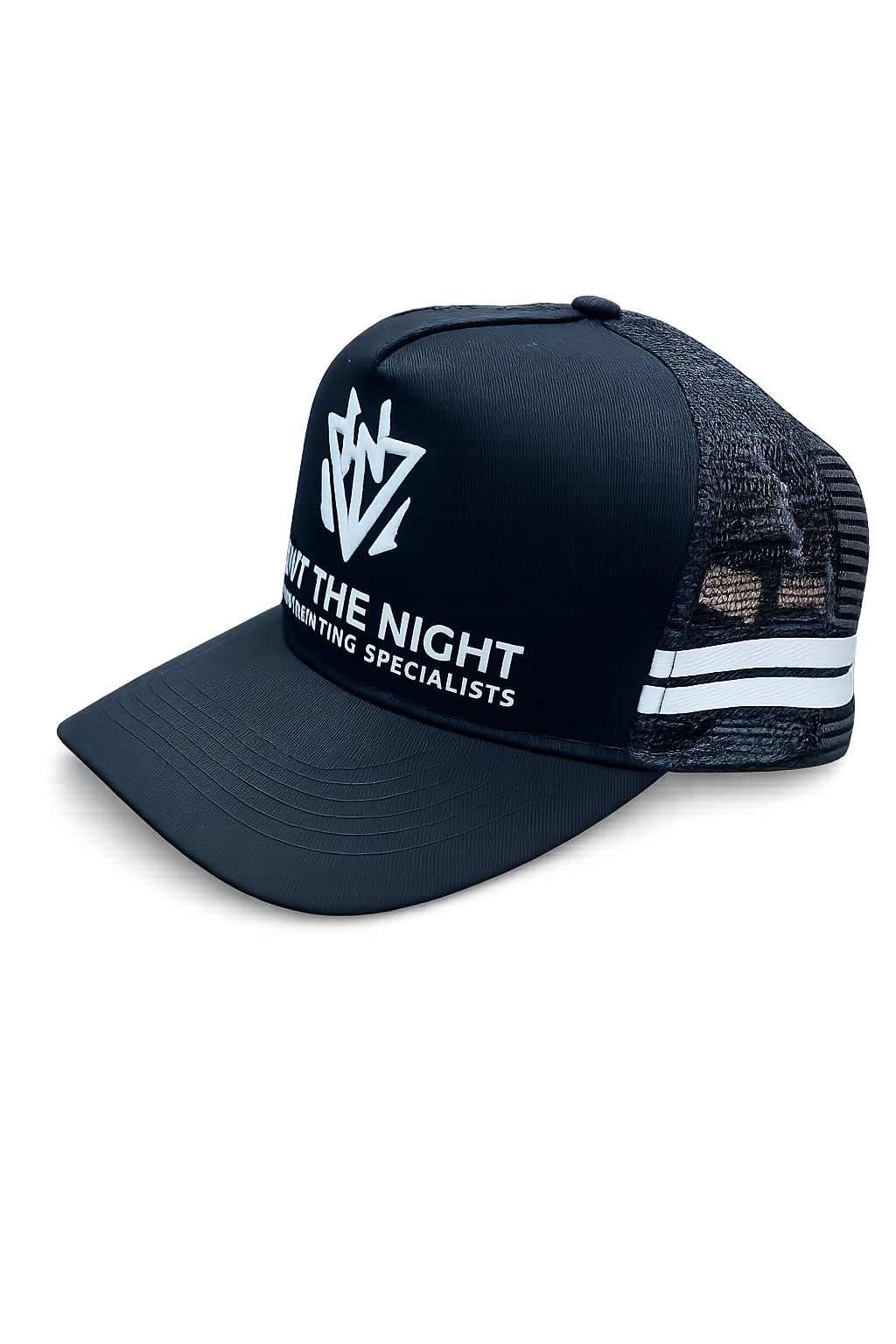 Hunt the Night Trucker Cap - Black/White