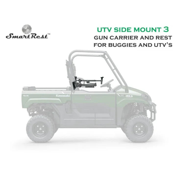 SmartRest UTV Gun Rack - Side Mount 3– Hunt The Night