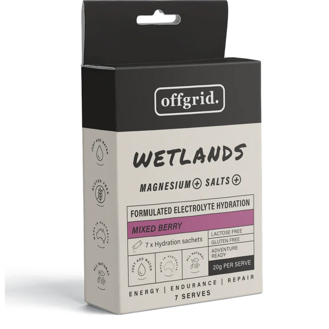 wetlands - formulated hydration drink mixed berry flavour
