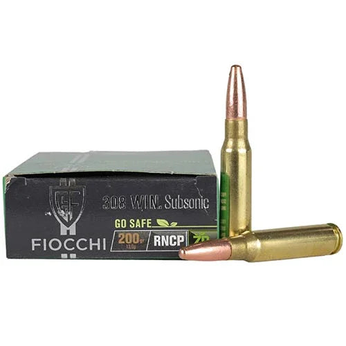 Fiocchi 308 WIN Subsonic 200gr Rncp 20PK