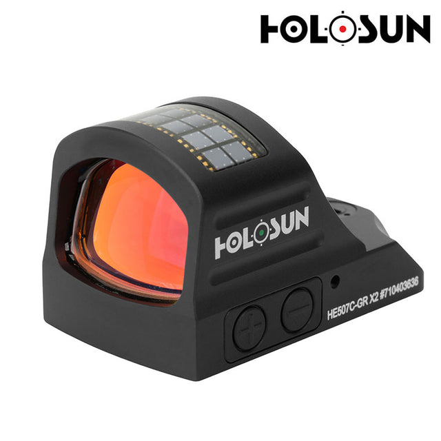 Holosun HE507C-GR X2 Open Reflex Sight, Green Multi-Reticle System