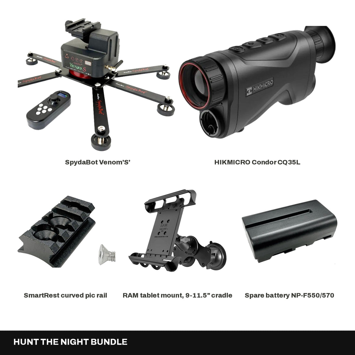 SpydaBot Venom'S' + HIKMICRO Condor CQ35L Thermal Cab Kit - Hunt The Night bundle