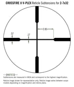 VORTEX CROSSFIRE 2-7X32 V-PLEX MOA