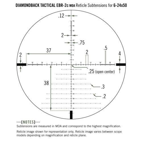 VORTEX DIAMONDBACK TACTICAL 6-24X50 FFP MOA