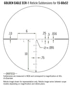 VORTEX GOLDEN EAGLE 15-60X52 ECR1 MOA