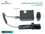 Wireless On Off Switch Remote Controlled with Green Laser 2.0