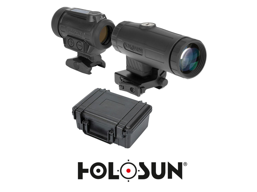 Holosun ARO-RD2 & HM3X Combo, Red Dot Reticle with 3X Magnifier