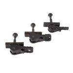 ADM QD Auto Lock lever comparison — standard, tactical and titanium levers