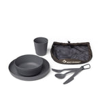 Sea to Summit Camp Dinnerware Set w/ Mesh Sack (6 piece) - Cabbage - detail view