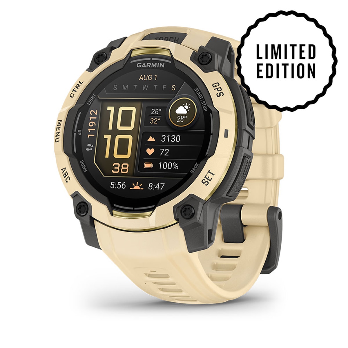 Garmin Instinct® 3 – 45 mm, AMOLED – Citrine with Citrine Band