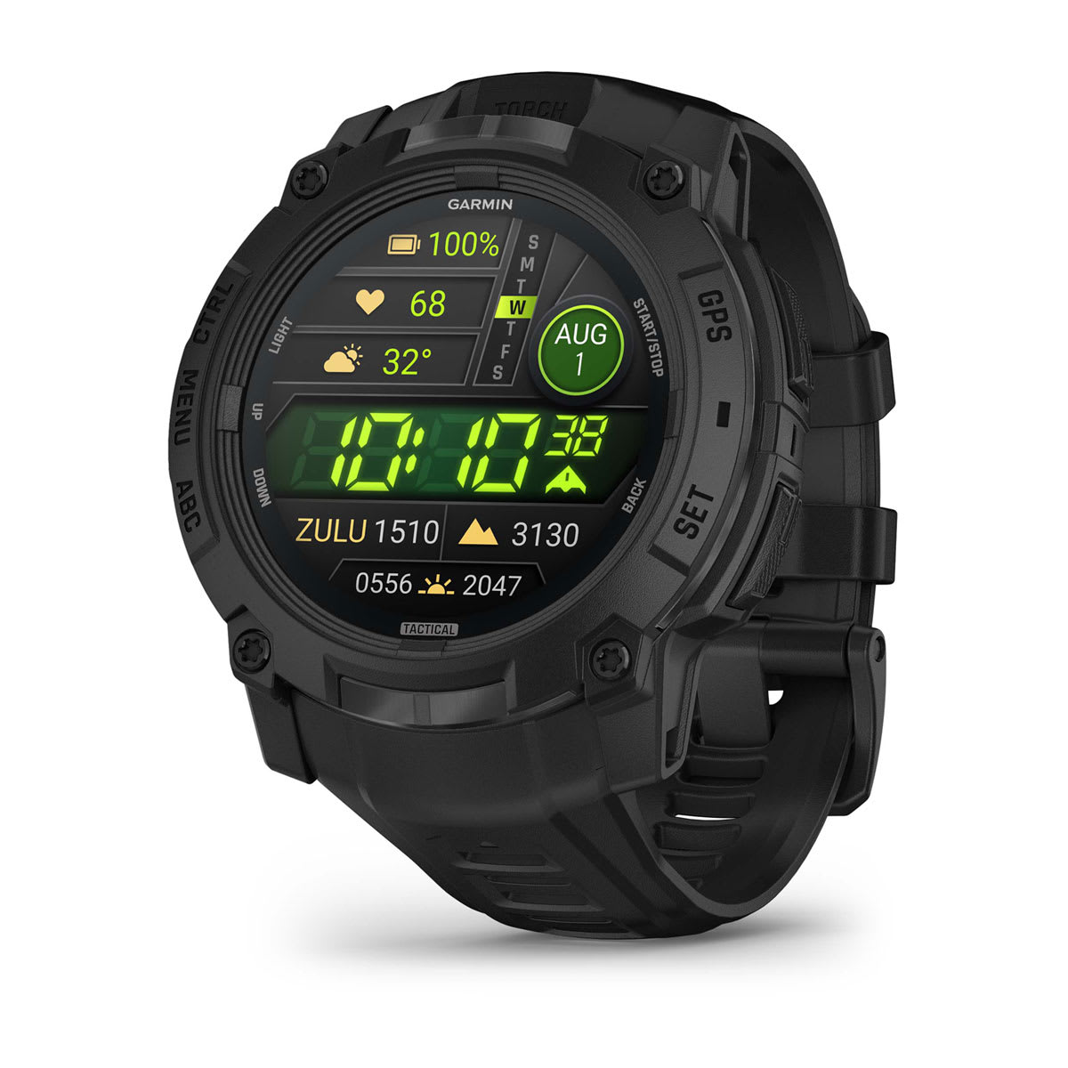Garmin Instinct® 3 – 50 mm, AMOLED, Tactical Edition – Black with Black Band