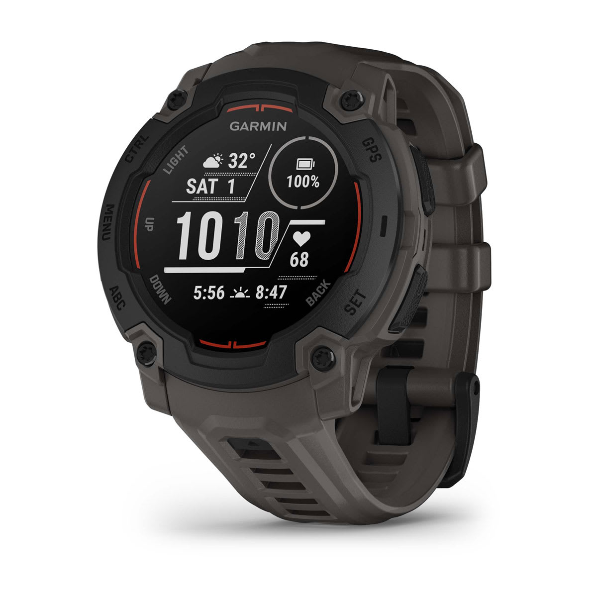 Garmin Instinct® E – 45 mm – Black with Charcoal Band