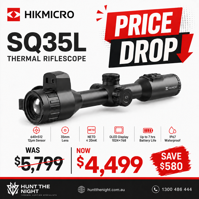 HIKMICRO Stellar LRF SQ35L 3.0 Thermal Scope