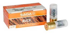 SAGA Buckshot 12ga 34gr # 9P (10 Pack)