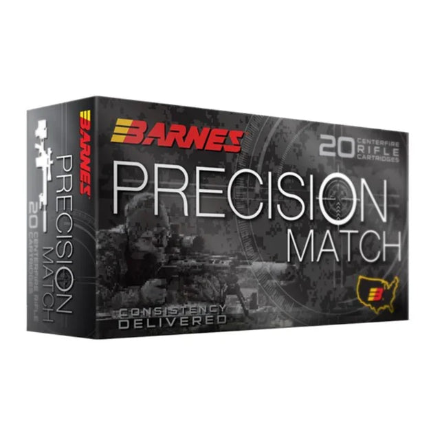 Barnes 338 Lapua 300gr Match Burner Otm Bt (20/box)