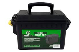 Ridgetek .50Cal Ammo Box Black Inc Padlock