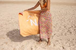 NAKIE ROSY TIDES - RECYCLED SAND FREE BEACH TOWEL