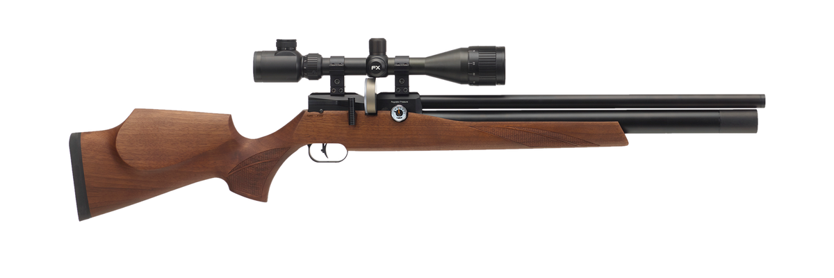 FX Dreamline Classic .22, Standard: 500mm, Walnut (scope and rings pictured sold separately)