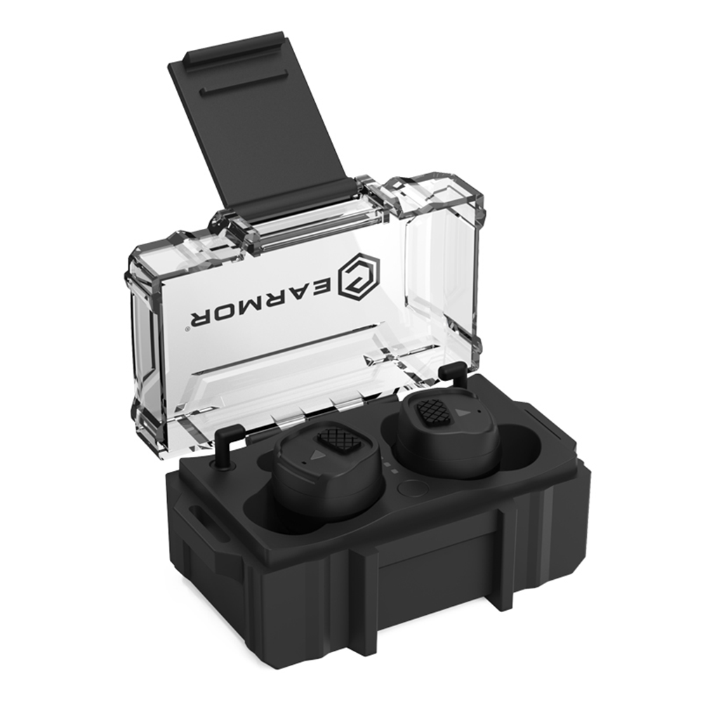 Earmor M20T PRO Bluetooth Electronic Earplugs - Tactical Black