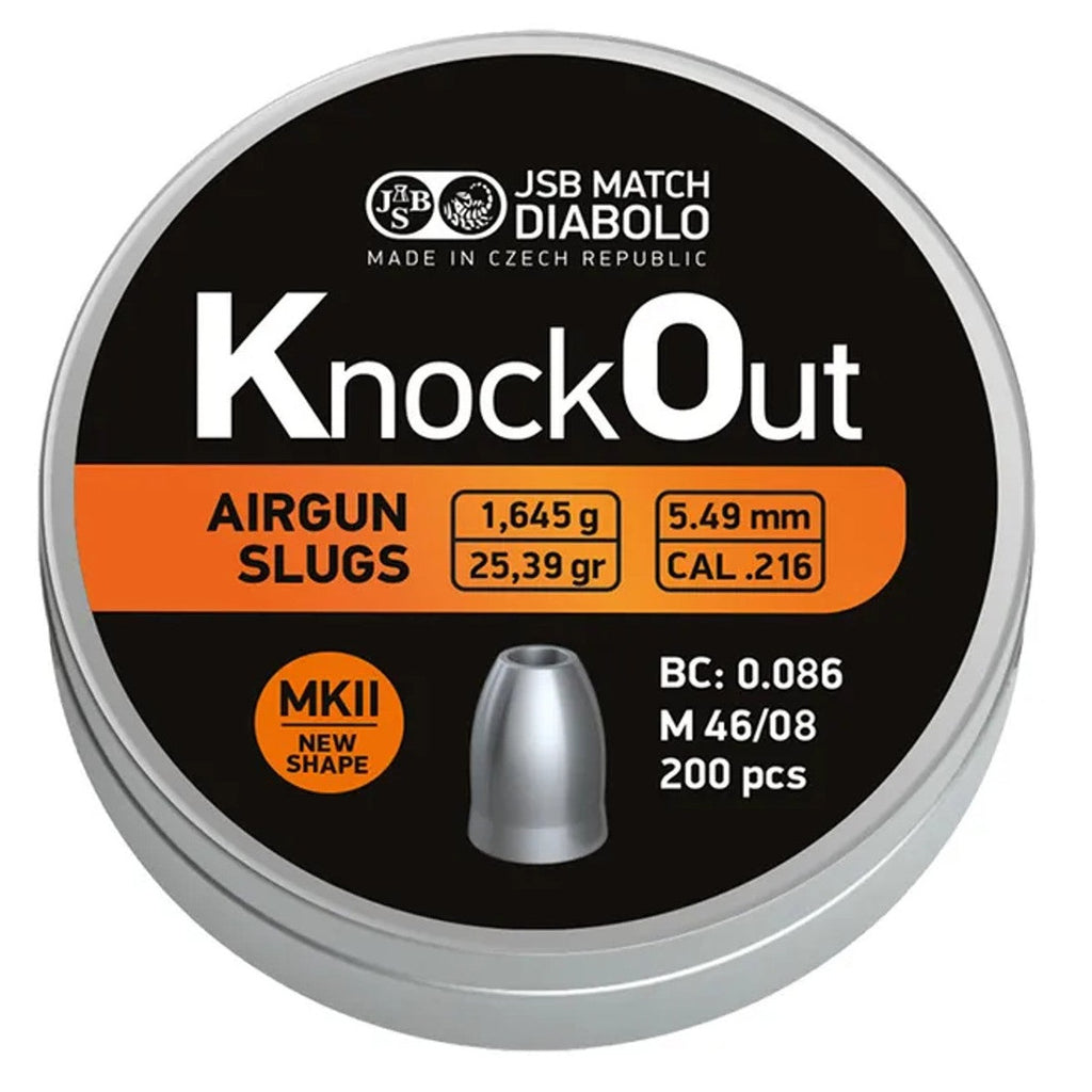 JSB Knockout Slug MK2 25.39gr .22Cal - 200pk