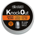 JSB Knockout Slug MK2 25.38gr .22Cal - 200pk
