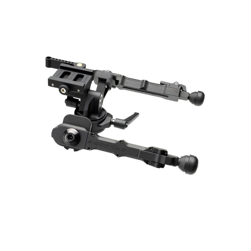 Accu-Tac FC-4 G2 Bipod ARCA, Pan/Cant in Black - official Accu-Tac product photo