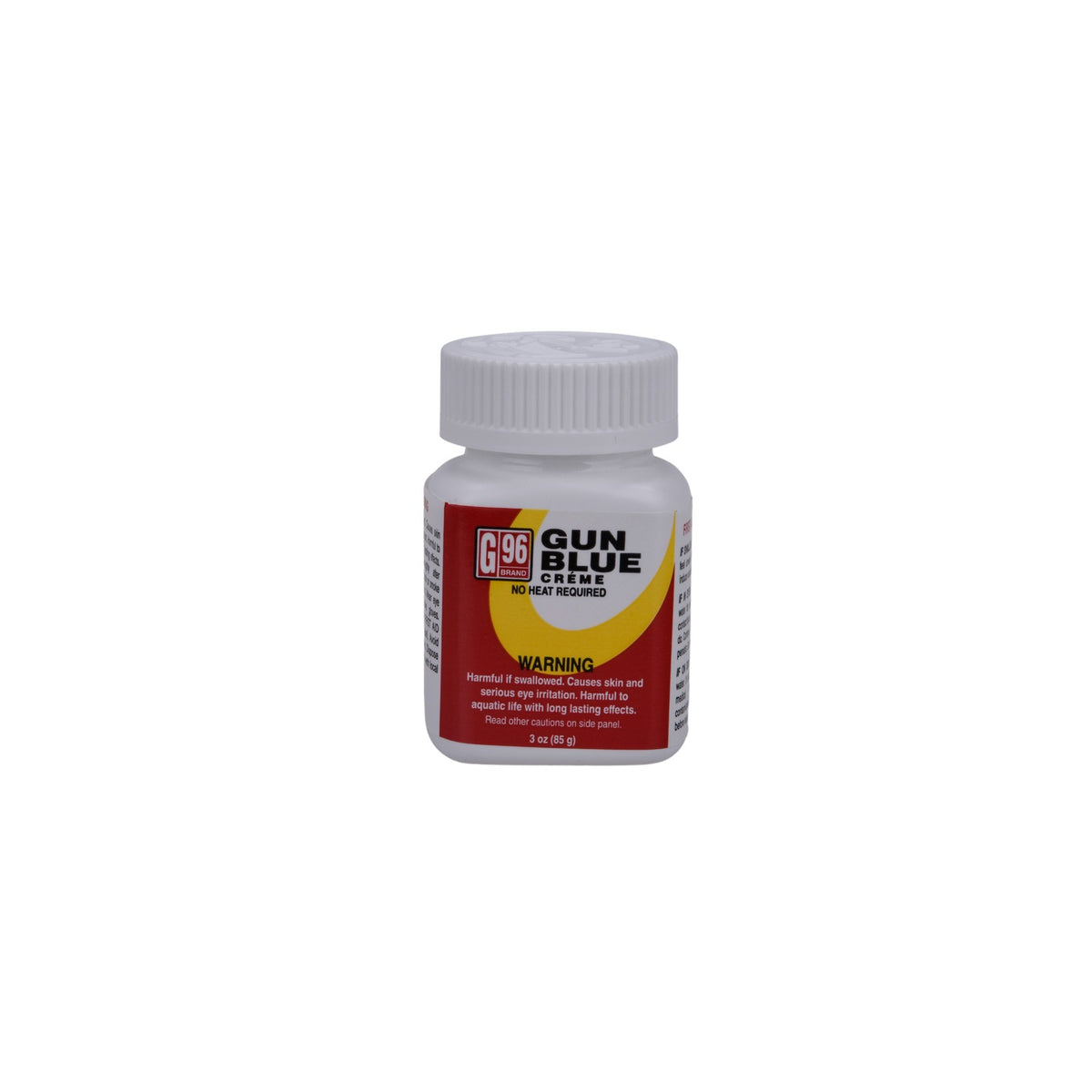 G96 Gun Blue Creme 3 oz (85 g) jar, front label