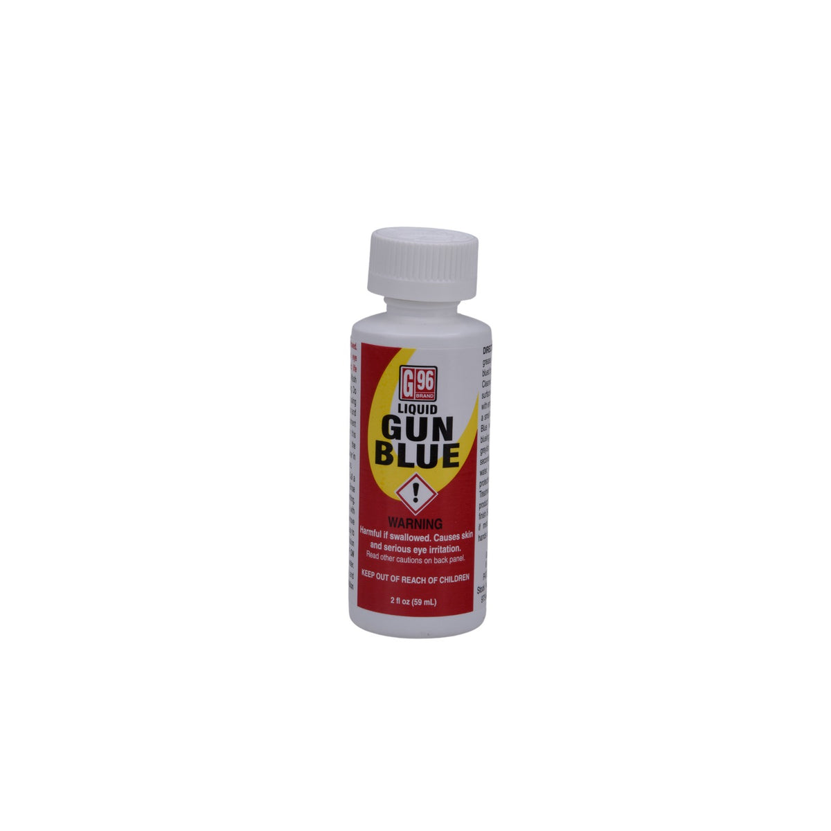 G96 Liquid Gun Blue 2 fl oz (59 mL) bottle, front label