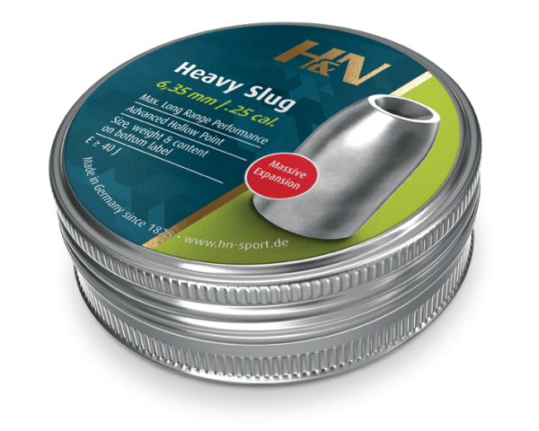 H&N Slug HP .25 28gr air slug .2505 tin - Hunt The Night