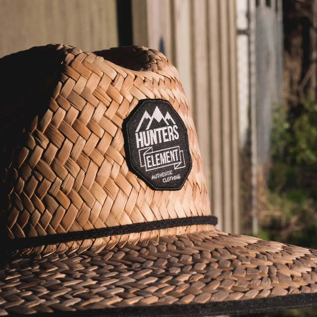 Hunters Element Vista Straw Hat Charcoal