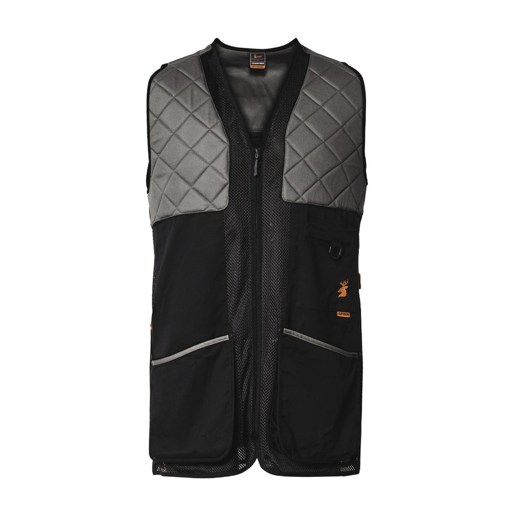 Spika Shooting Vest - Adult - Charcoal