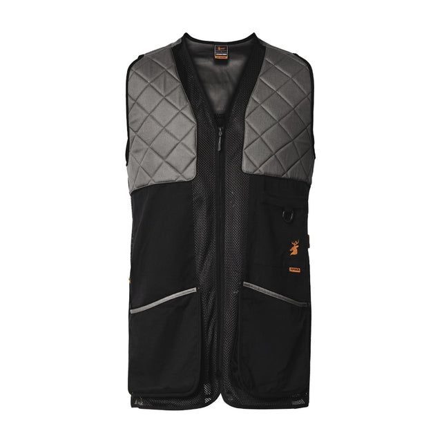 Spika Shooting Vest - Adult - Charcoal