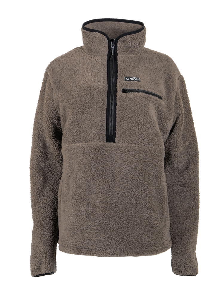 Spika Sherpa Half-Zip - Womens - Grey