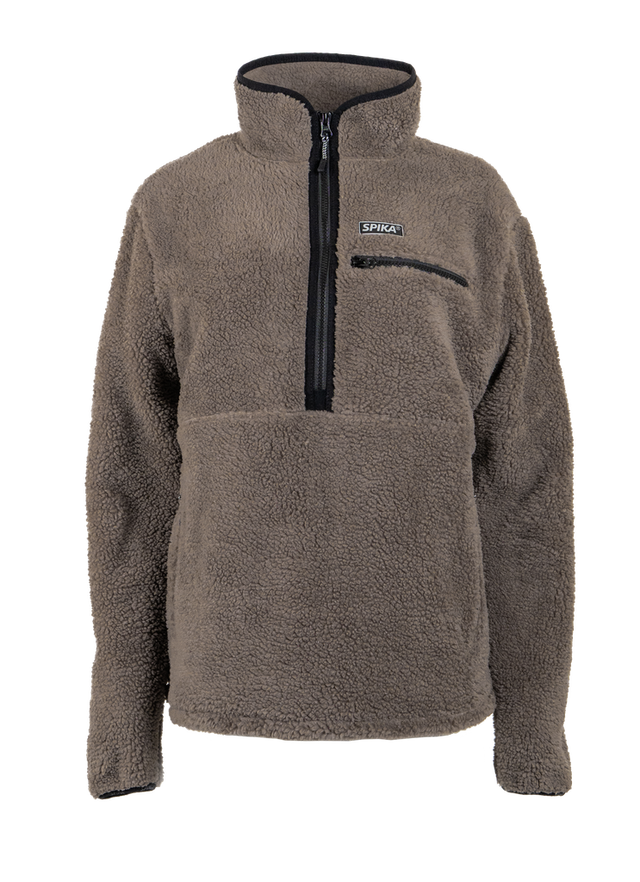 Spika Sherpa Half-Zip - Womens - Grey