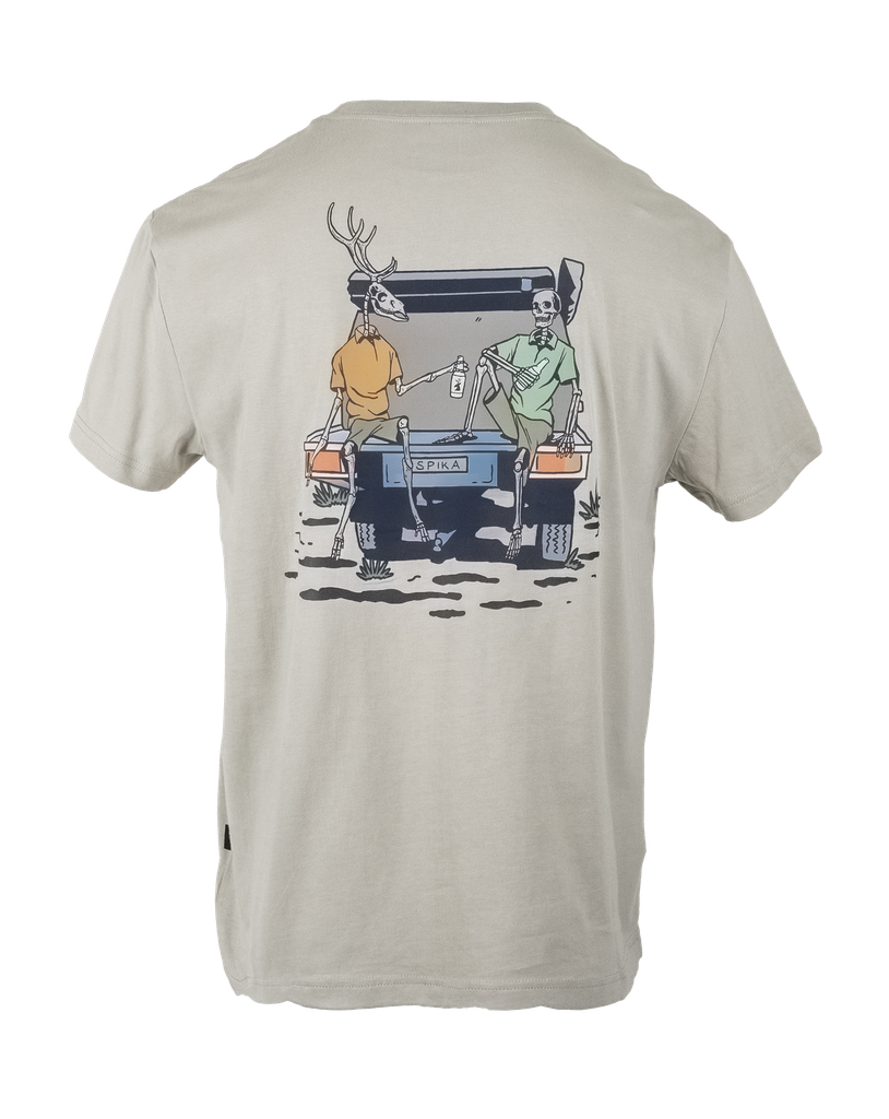 Spika Bone Collector T-Shirt - Mens - Dune Green