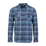 Spika Flannel Check Shirt - Mens - Moss Green