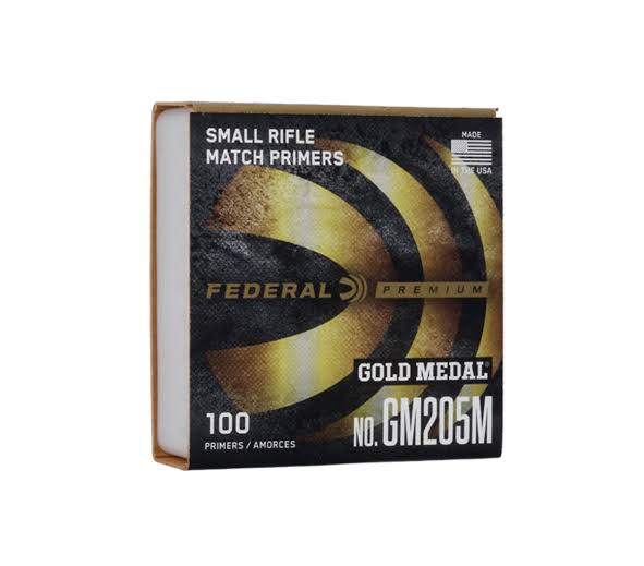 FEDERAL PRIMER GM205M GOLD MEDAL SMALL RIFLE