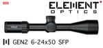 Element Optics Helix Gen2 6-24x50 SFP APR-1C MRAD