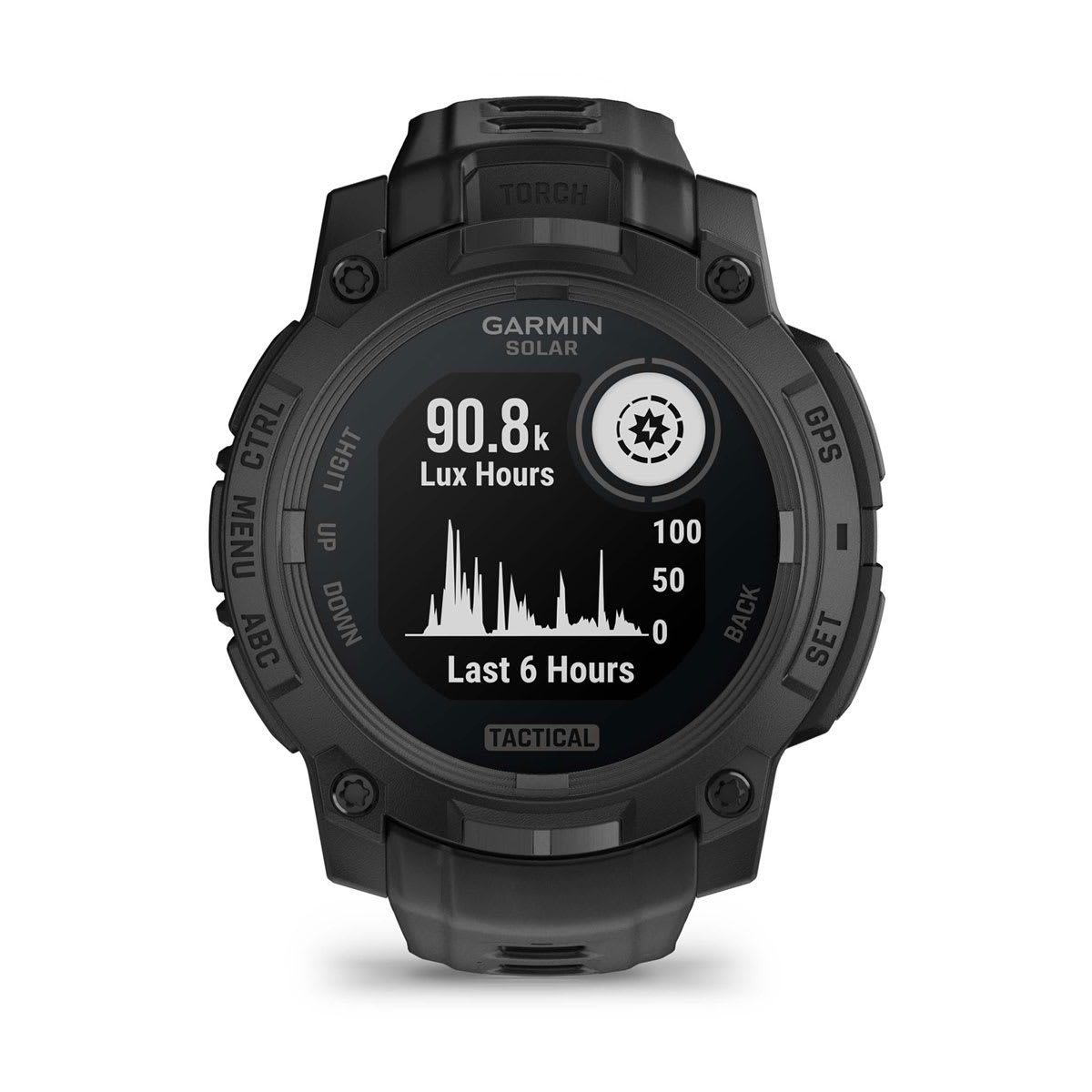 Garmin Instinct® 3 – 45 mm, Solar, Tactical Edition – Black with Black Band – view 3